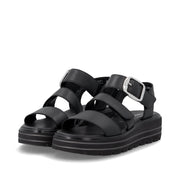 Remonte D3N50 Ladies' Sandals-Black
