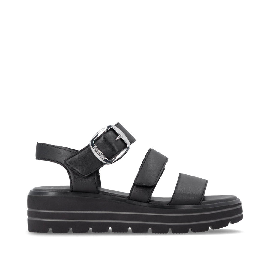 Remonte D3N50 Ladies' Sandals-Black