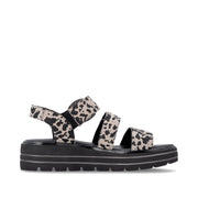 Remonte D3N50 Ladies' Sandals-White Print