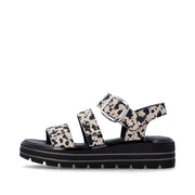Remonte D3N50 Ladies' Sandals-White Print