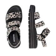 Remonte D3N50 Ladies' Sandals-White Print