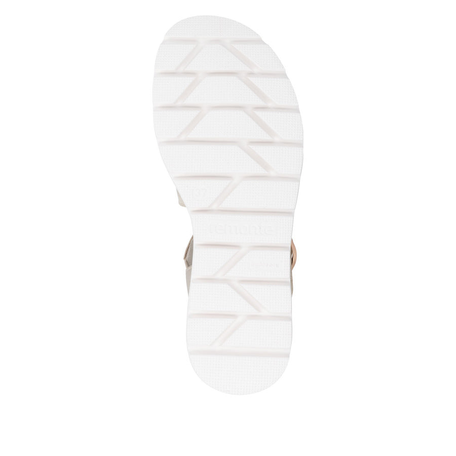 Remonte D3N50 Ladies' Sandals-Light Gold