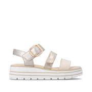 Remonte D3N50 Ladies' Sandals-Light Gold