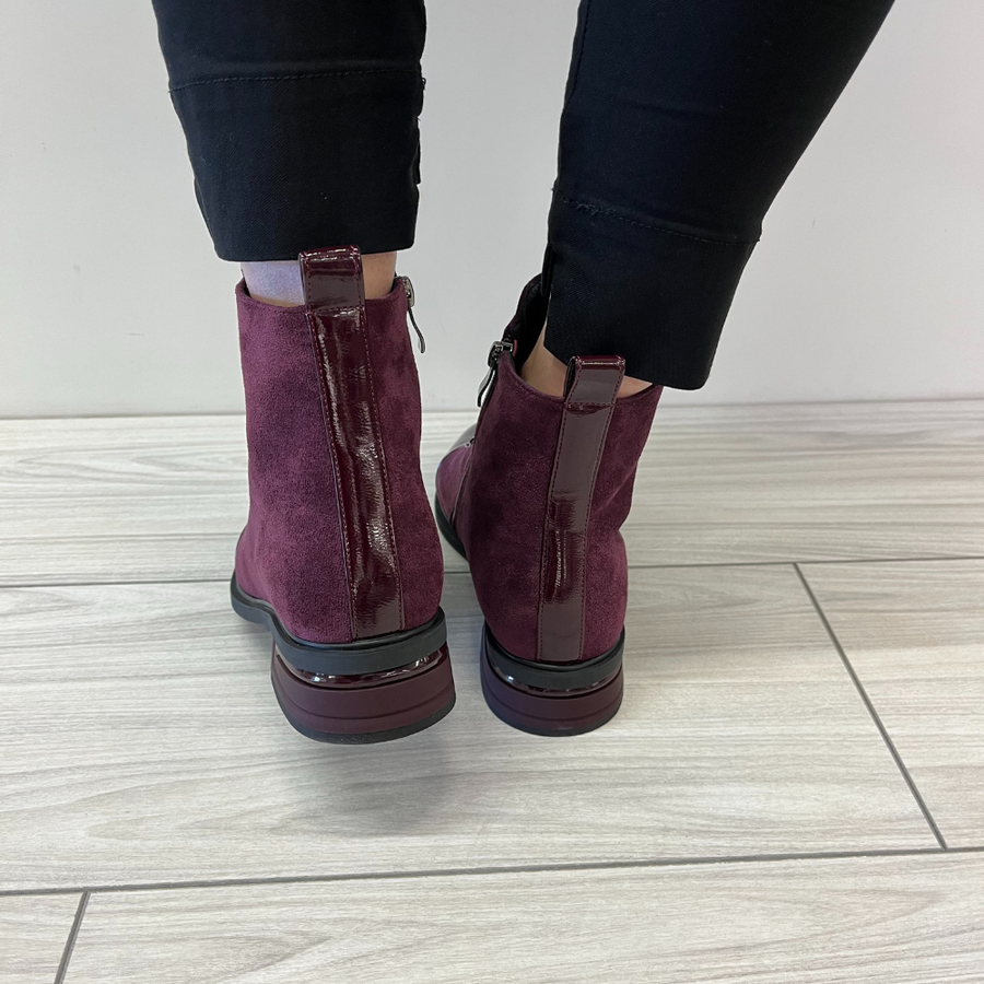 Redz D6415 Ankle Boot-WINE