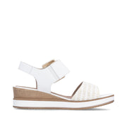 Remonte D6453-81 Ladies Sandal-White/Gold