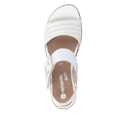 Remonte D6453-81 Ladies Sandal-White/Gold