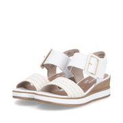Remonte D6453-81 Ladies Sandal-White/Gold