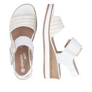 Remonte D6453-81 Ladies Sandal-White/Gold