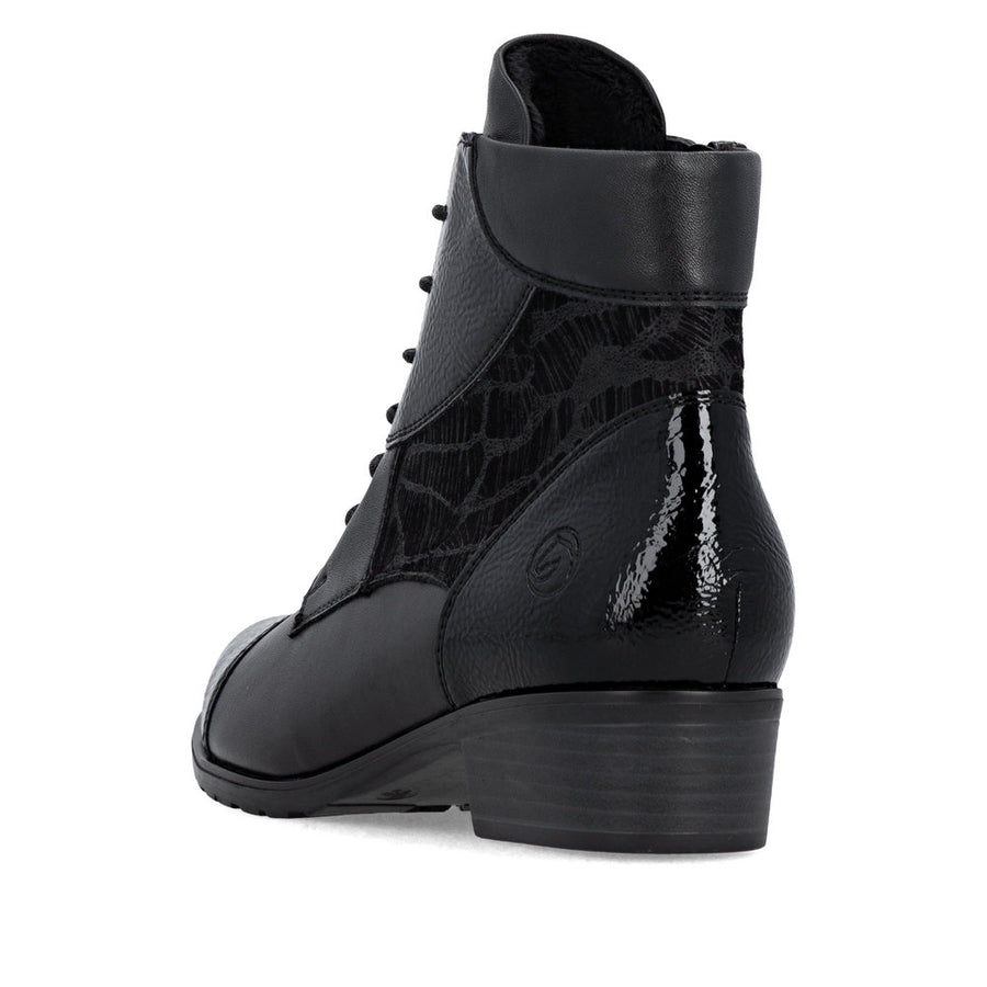 Remonte D6882 Ankle Boots-Black