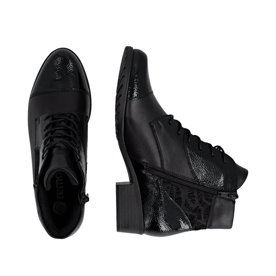 Remonte D6882 Ankle Boots-Black