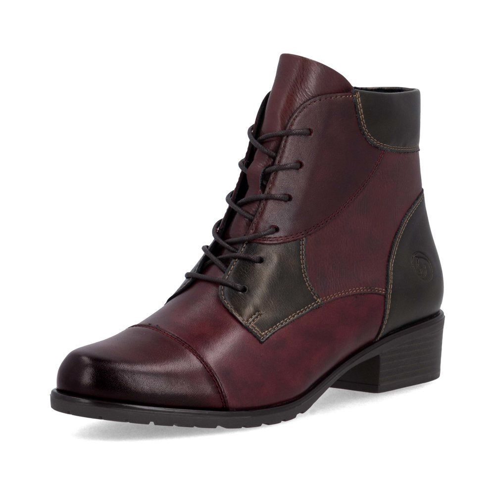 Remonte D6882 Ankle Boots-Wine