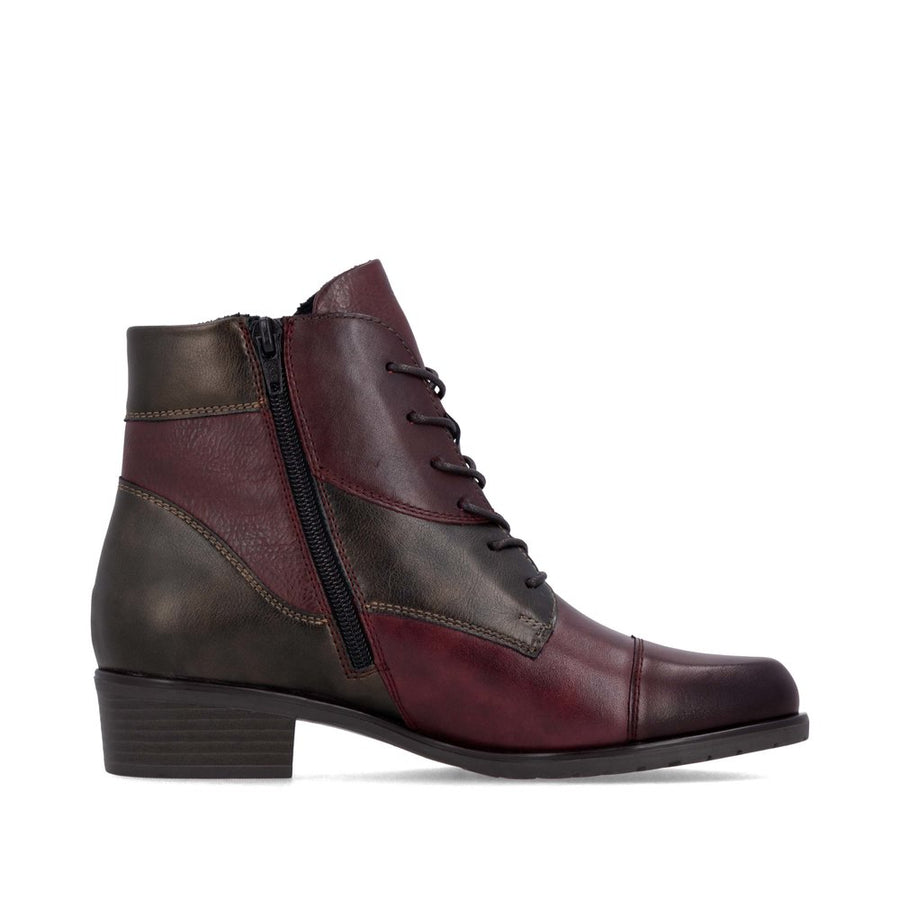 Remonte D6882 Ankle Boots-Wine