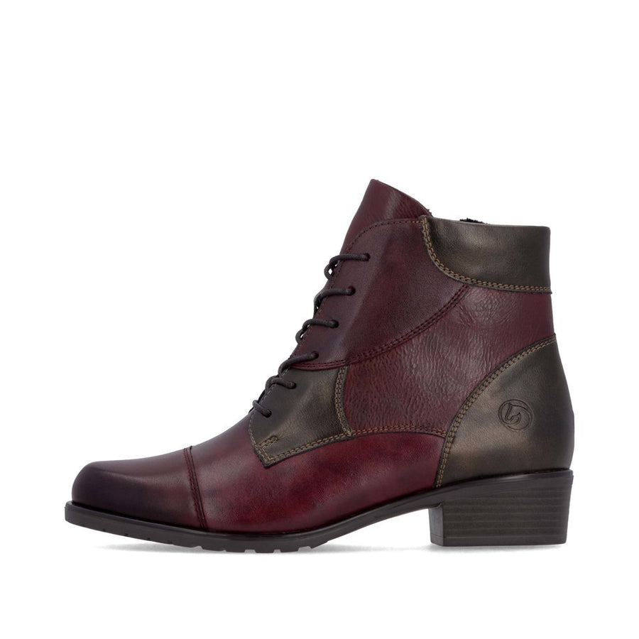 Remonte D6882 Ankle Boots-Wine