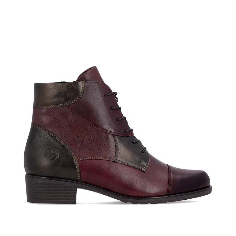 Remonte D6882 Ankle Boots-Wine