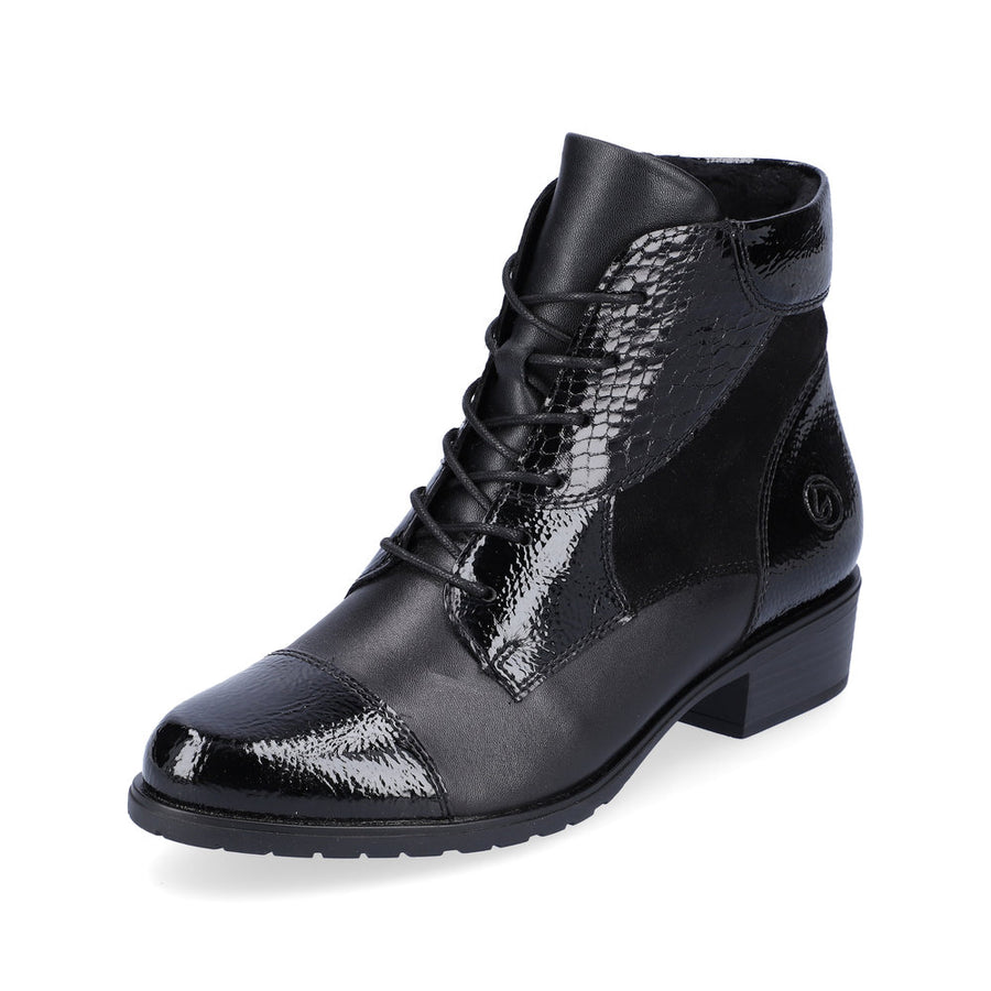 Remonte D6882 Ankle Boots-Black