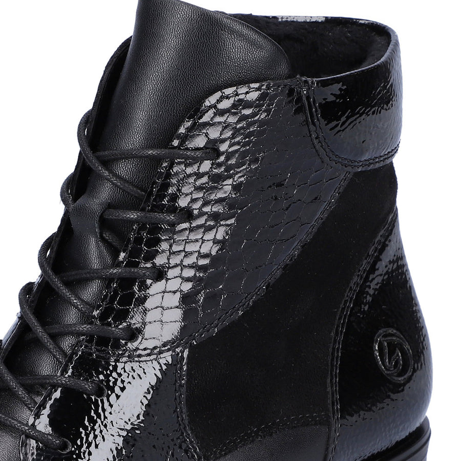 Remonte D6882 Ankle Boots-Black