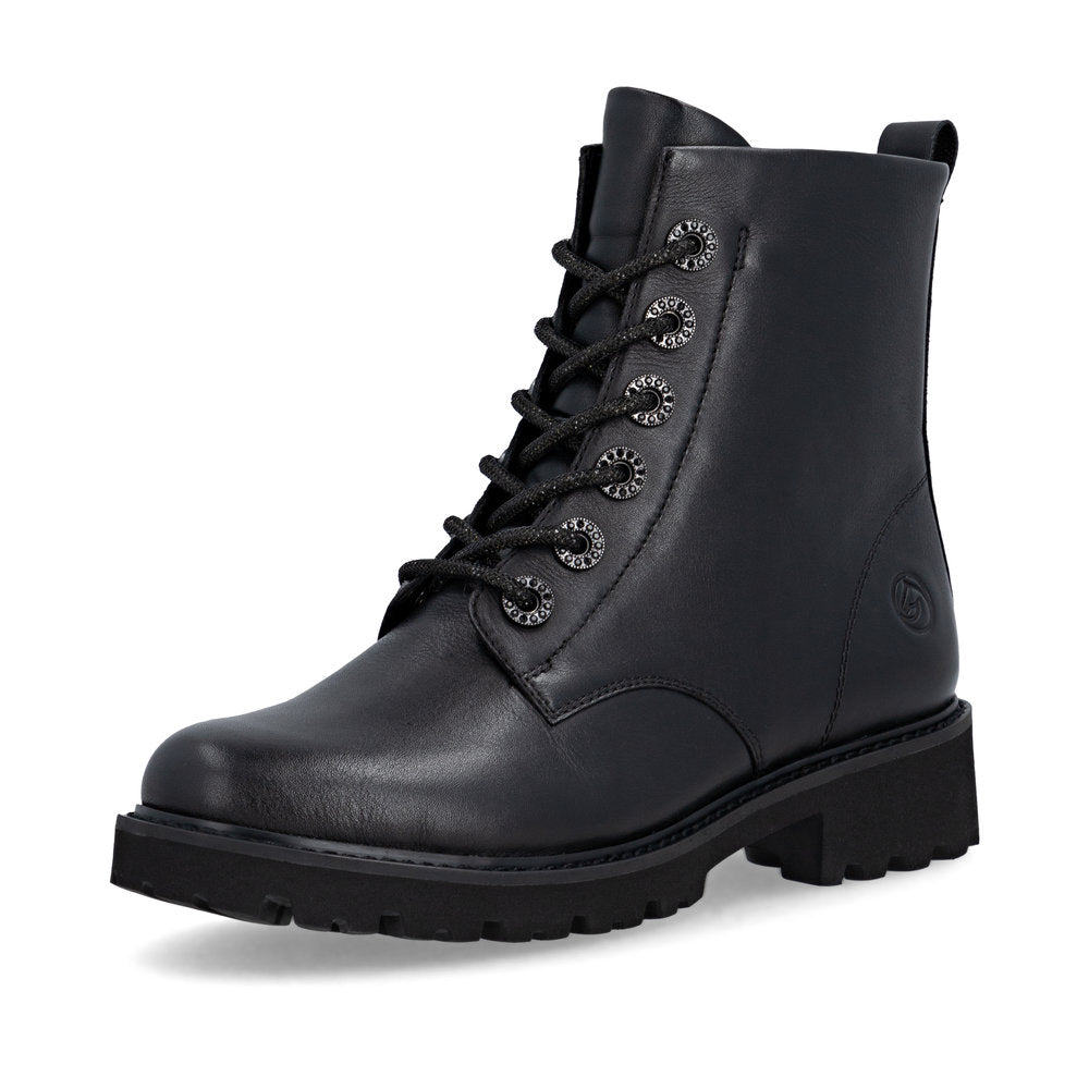 Remonte D8653 Ankle Boots-Black