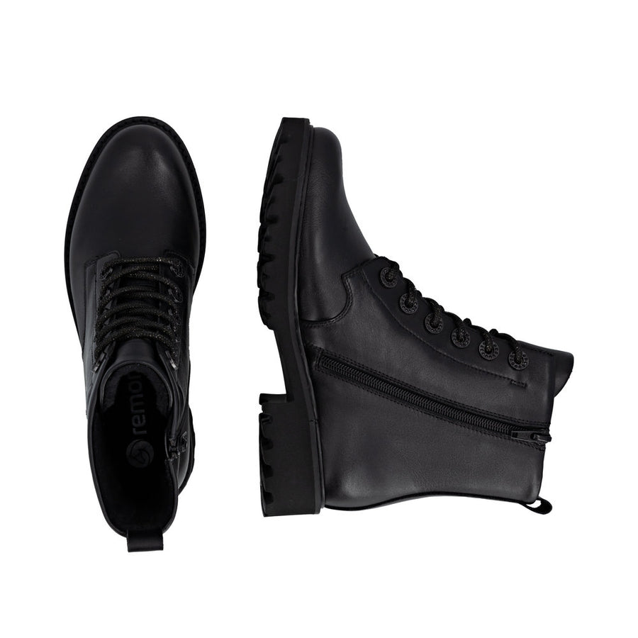 Remonte D8653 Ankle Boots-Black
