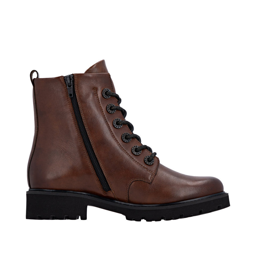 Remonte D8653 Ankle Boots-Chestnut