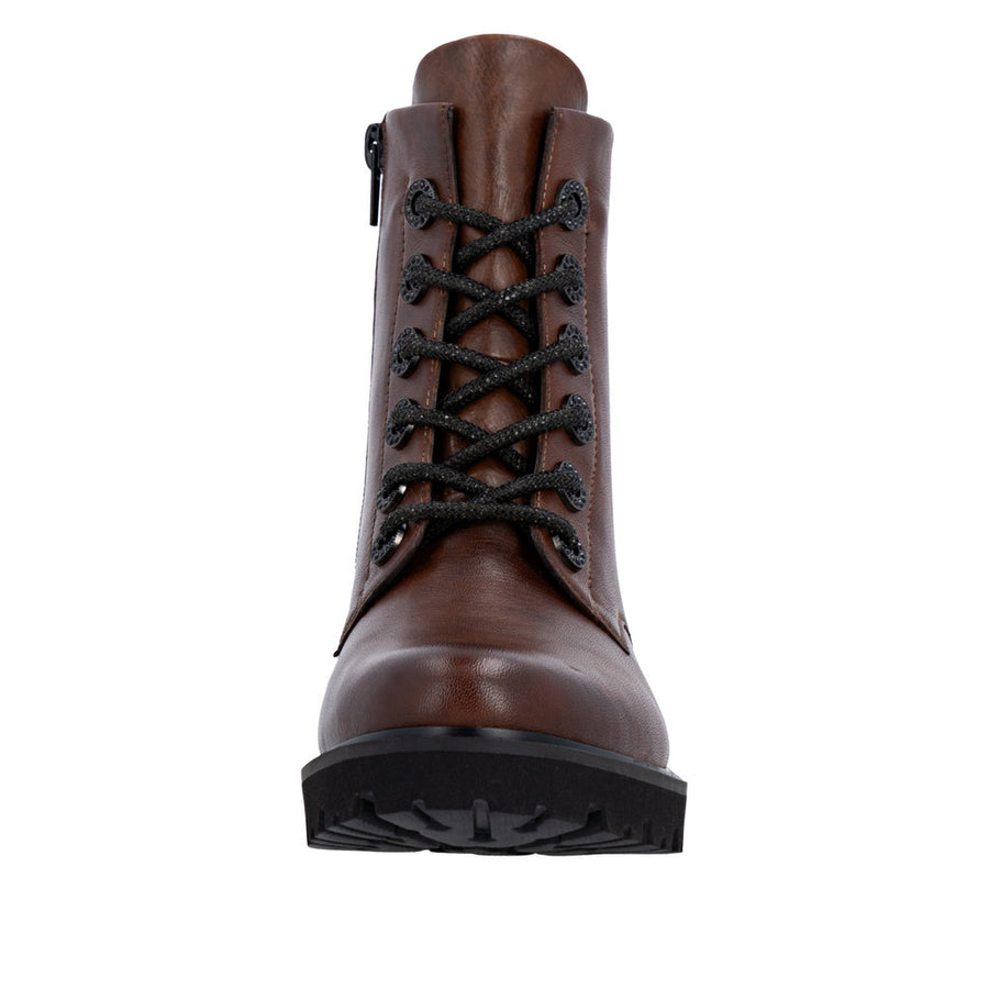 Remonte D8653 Ankle Boots-Chestnut