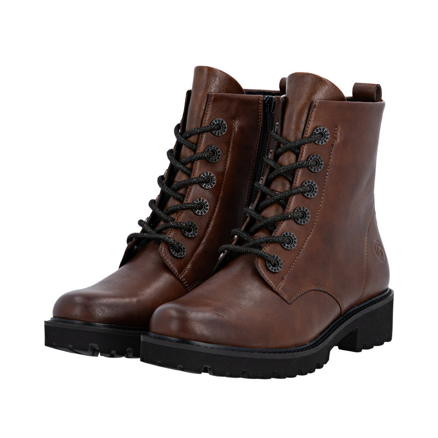Remonte D8653 Ankle Boots-Chestnut