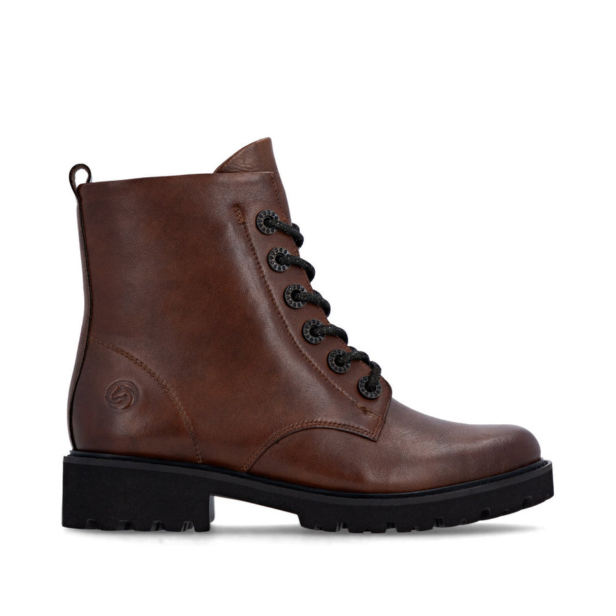 Remonte D8653 Ankle Boots-Chestnut