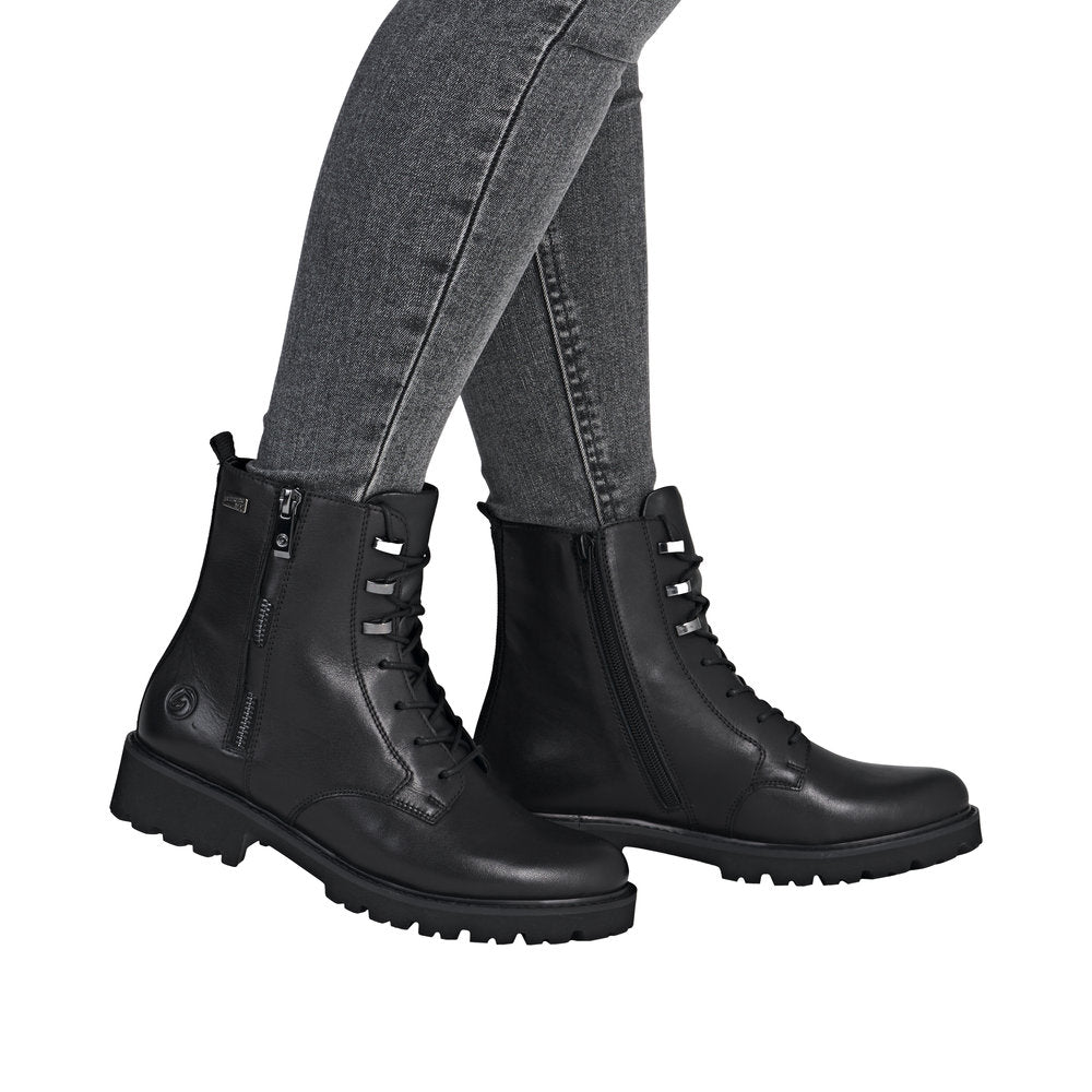 Remonte D8656 Ankle Boots-Black