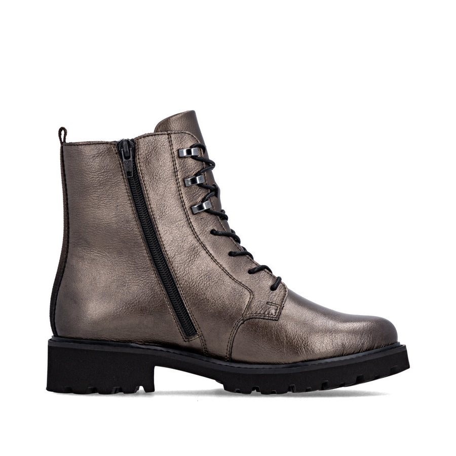 Remonte D8656 Ankle Boots-Pewter