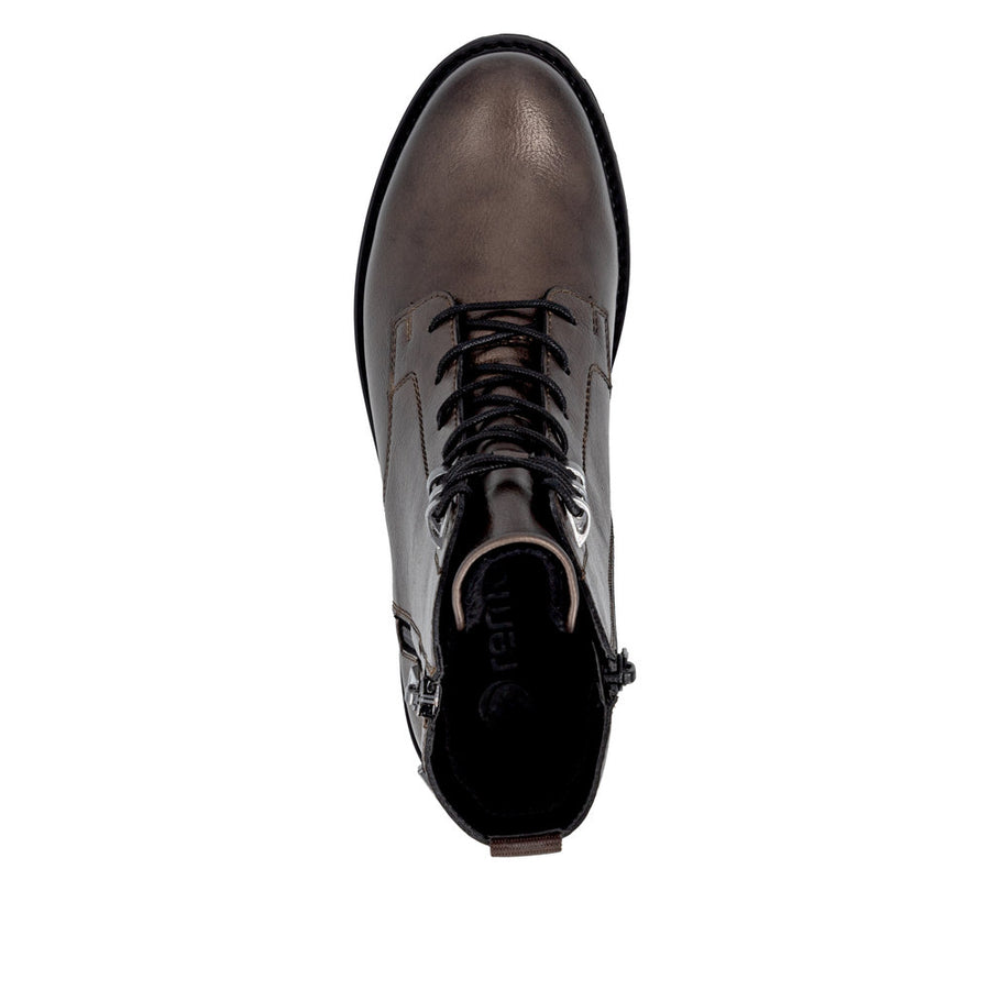 Remonte D8656 Ankle Boots-Pewter