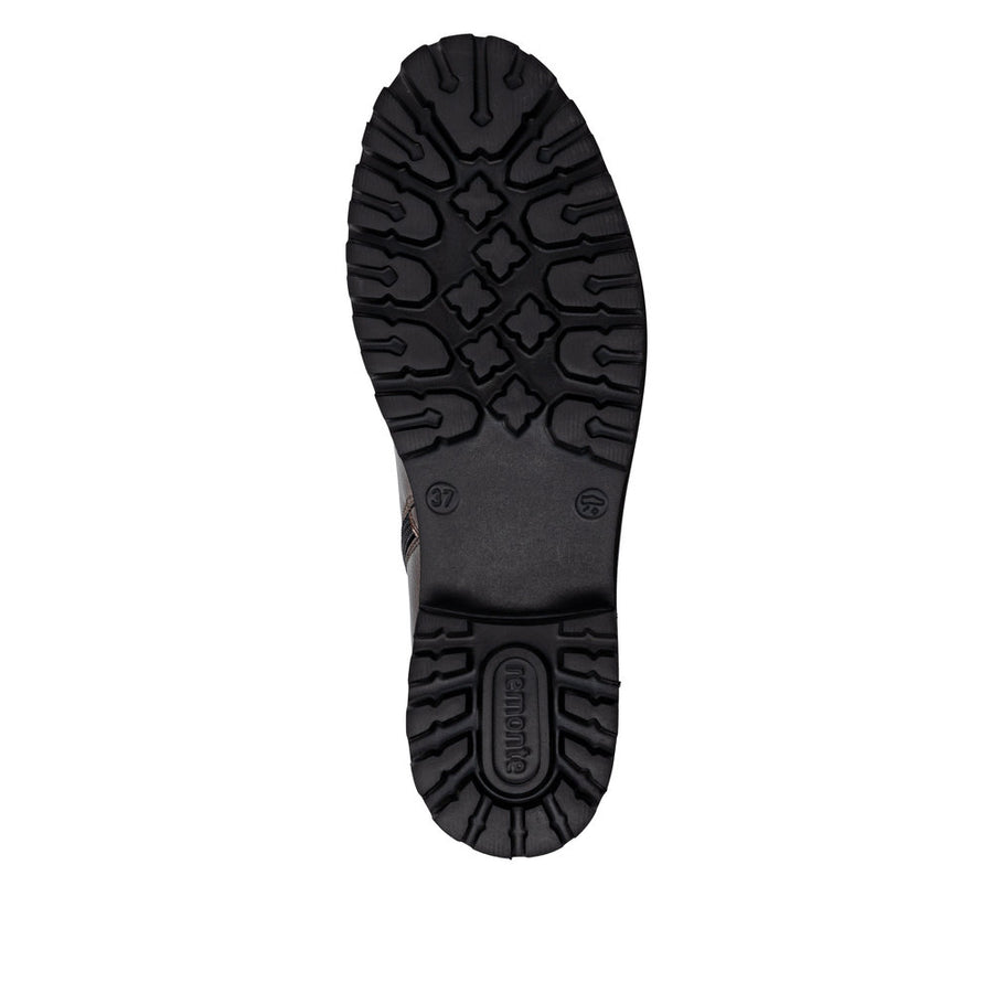 Remonte D8656 Ankle Boots-Pewter