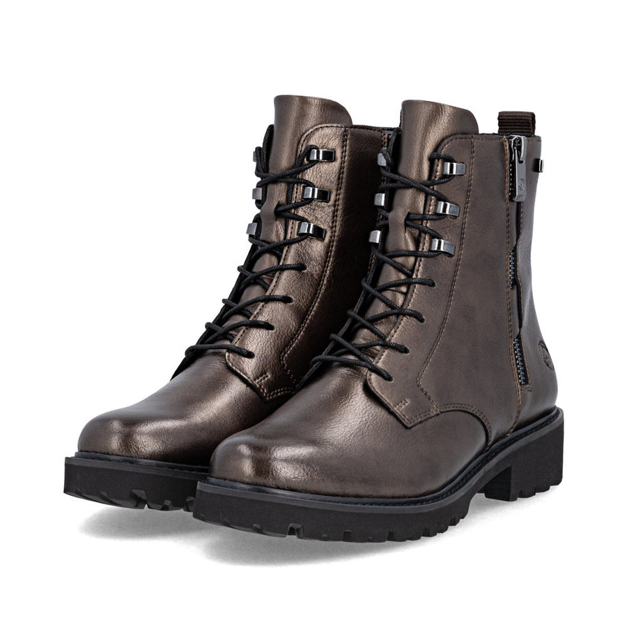 Remonte D8656 Ankle Boots-Pewter