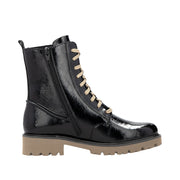 Remonte D8663 Ankle Boot-Black Patent