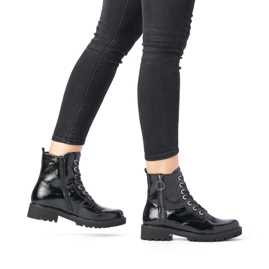 Remonte D8671 Ankle Boots-Black