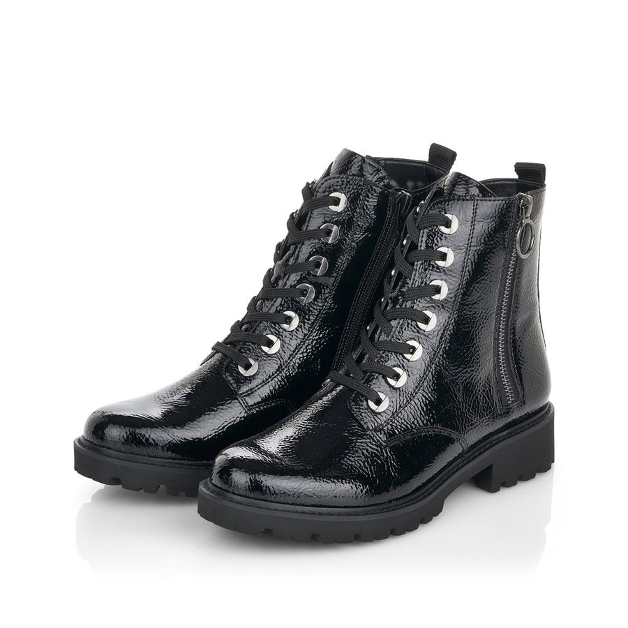 Remonte D8671 Ankle Boots-Black