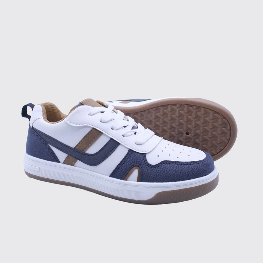 Dubarry 'Logan' Boy's Shoe-White/Navy