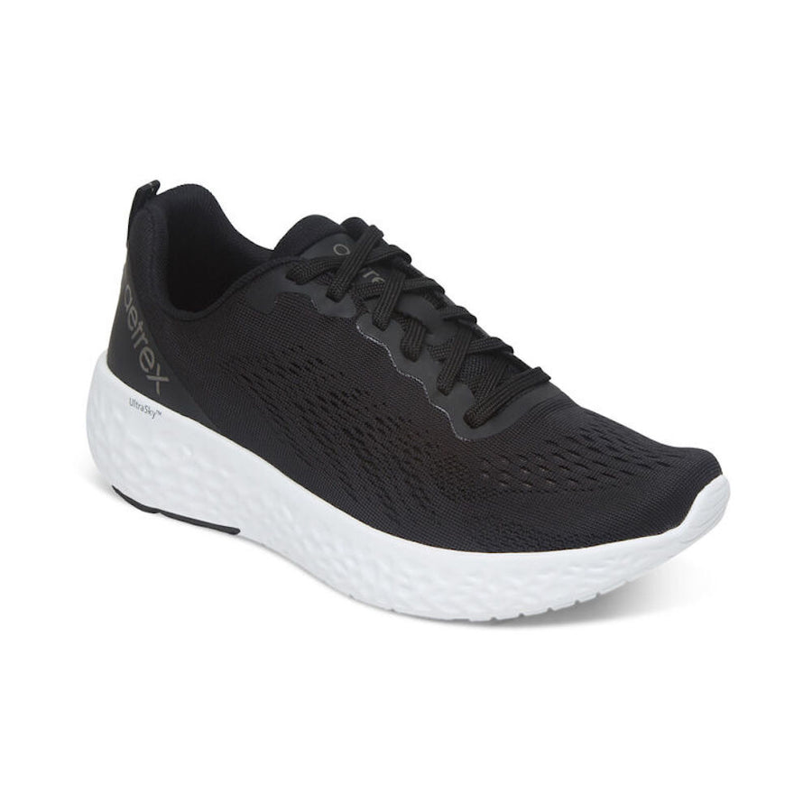 Aetrex Danika Sport Trainer-BLACK/WHITE