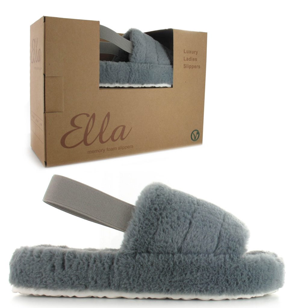 Ella Shoes Darcy Slipper-Grey