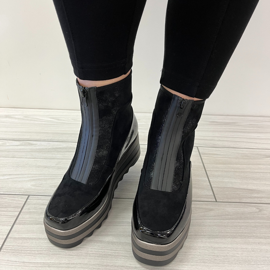 Redz F2370 Ankle Boot-BLACK