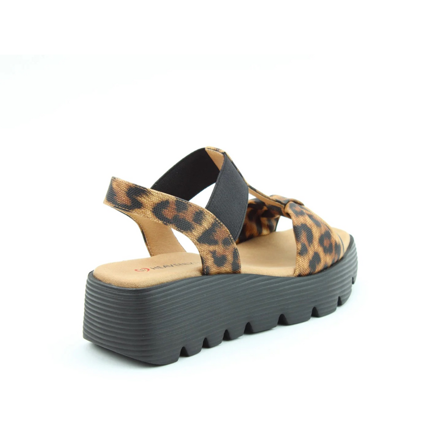 Heavenly Feet Plaza Sandals-Leopard