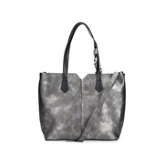 Rieker H1006 Handbag-Silver Metal