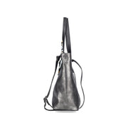 Rieker H1006 Handbag-Silver Metal