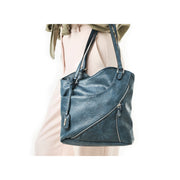 Rieker H1025-14 Handbag-Petrol Blue