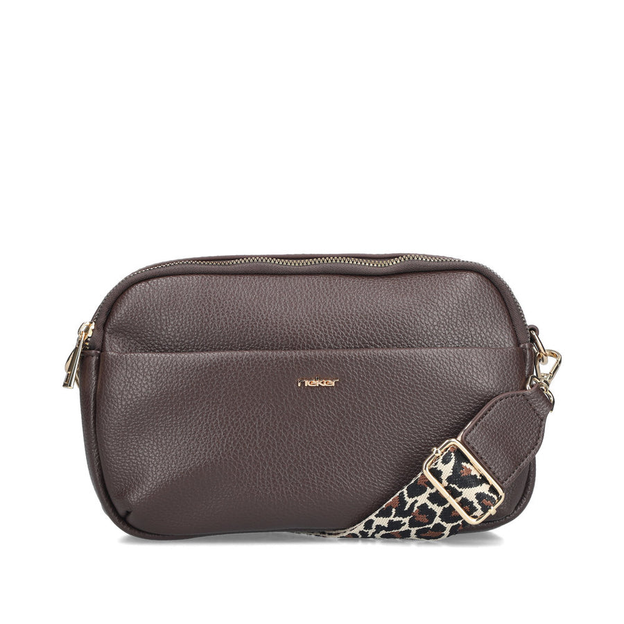 Rieker H1029-25 Handbag-Chocolate