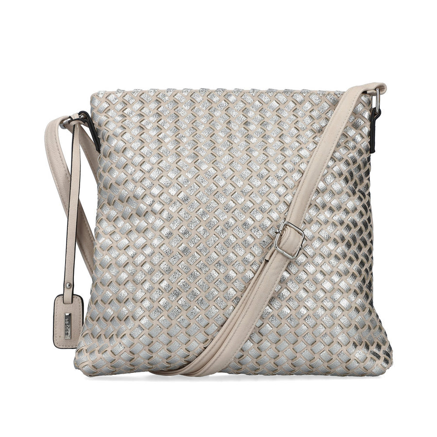 Rieker H1033 Bag-Beige/Silver