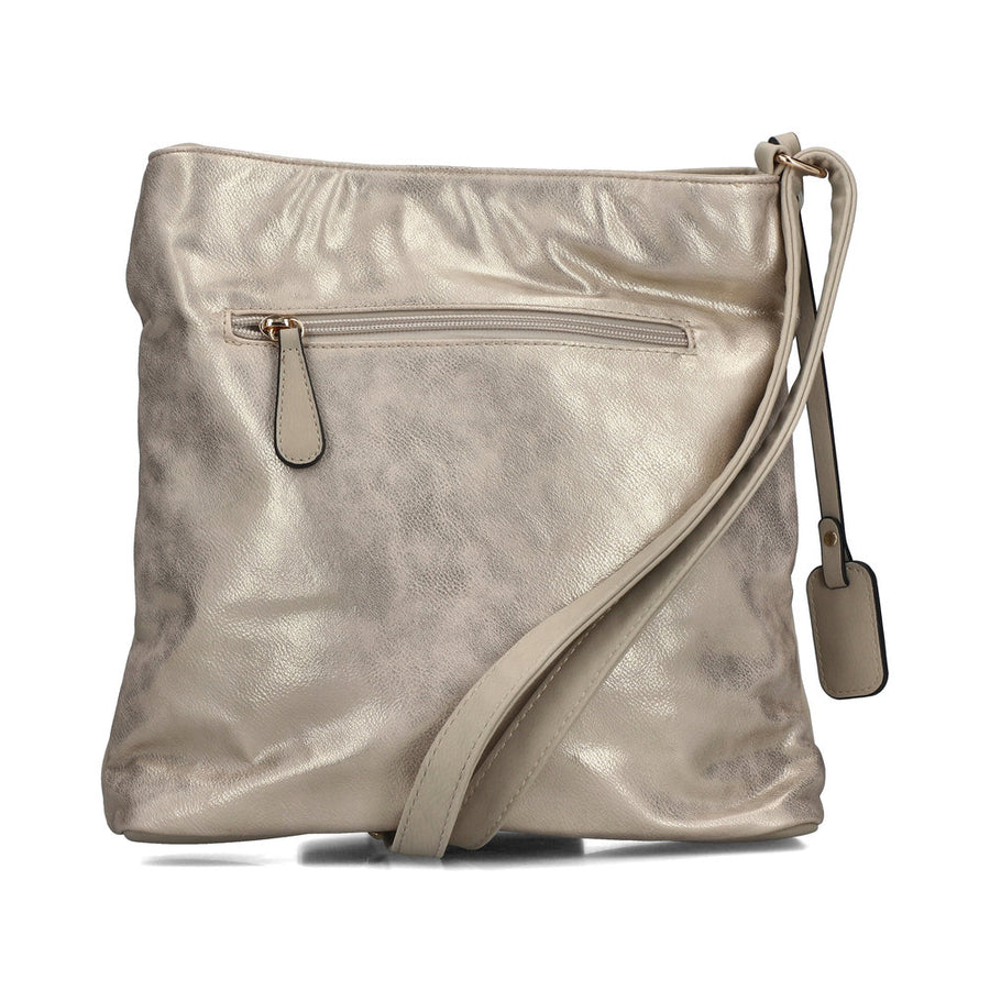 Rieker H1301-62 Handbag-Beige/Gold