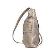 Rieker H1301-62 Handbag-Beige/Gold