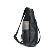 Rieker H1301-90 Handbag-Black/Gold
