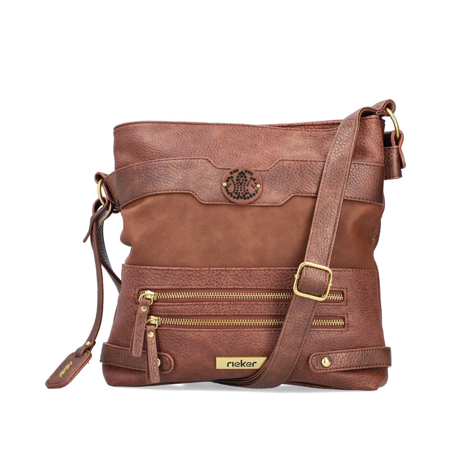 Rieker H1346-22 Crossbody Bag-Tan