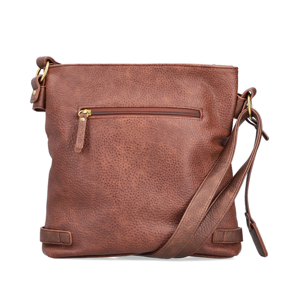 Rieker H1346-22 Crossbody Bag-Tan