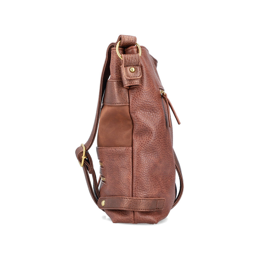 Rieker H1346-22 Crossbody Bag-Tan